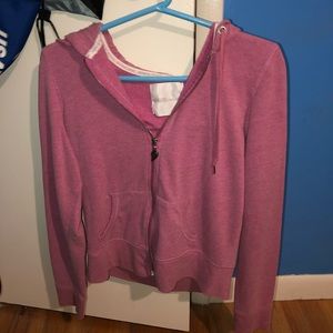 Victoria’s Secret Angel Wings Crop Zip-up Sweater